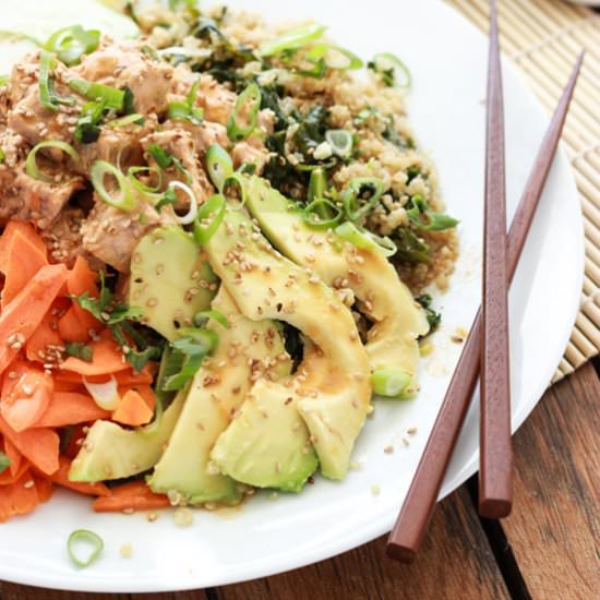 Quinoa Spicy Tuna Sushi Bowl - Recipe photo by littlebroken