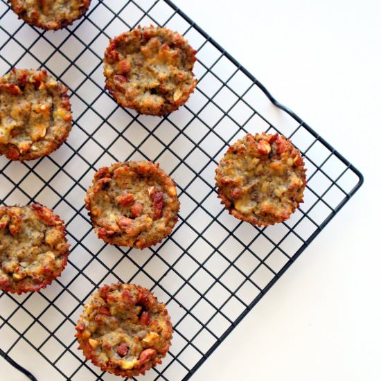 [Grain-Free] Banana Nut Chia Muffin - Recipe photo by the wheatless kitchen