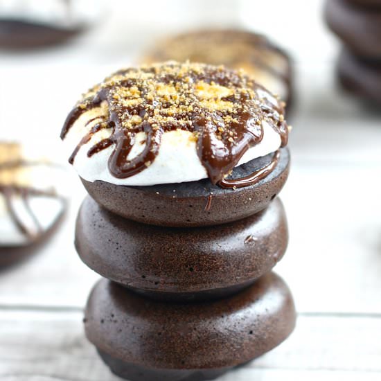 Baked S'more Donuts - Recipe photo by petiteallergytreats