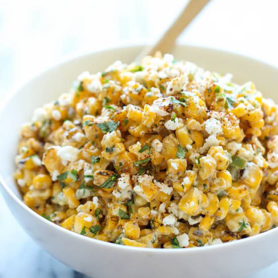 Mexican Corn Dip - Recipe photo by damndelicious