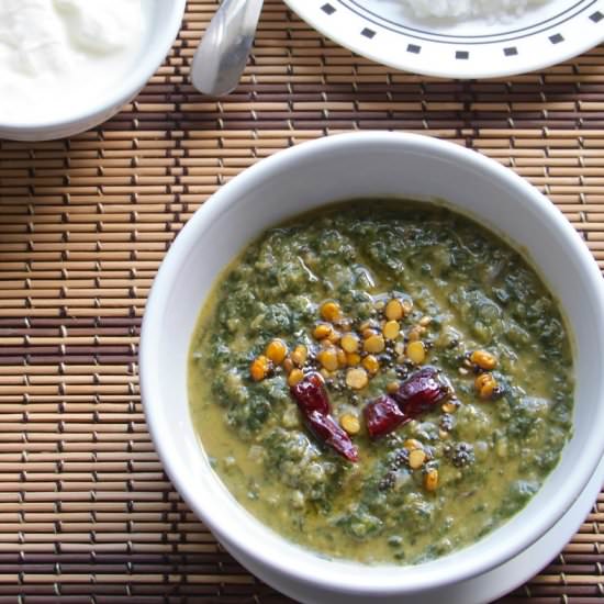 Keerai Kootu | Spinach Kootu - Recipe photo by themagicsaucepan