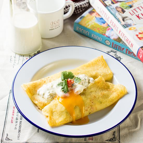 Savory Crepe - Recipe photo by bicil