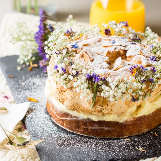 Rustic Blueberry Lemon Cake - Recipe photo by bicil