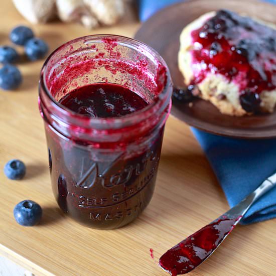 Blueberry Ginger Jam - Recipe photo by meseidy