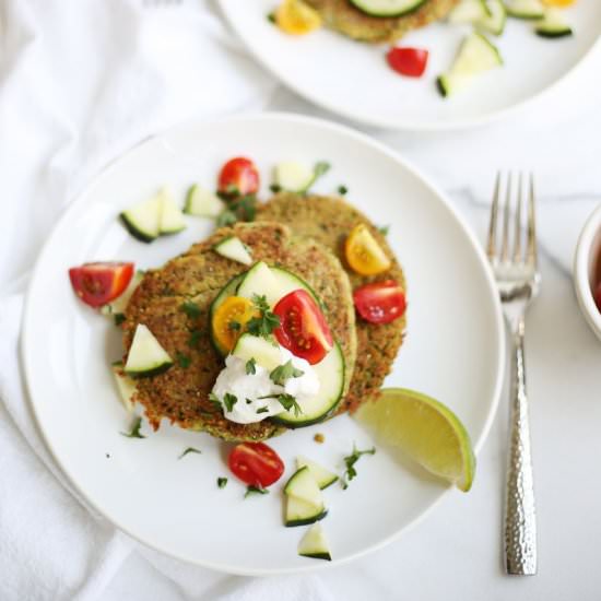 Baked Quinoa Falafel - Recipe photo by abeautifulmessblog