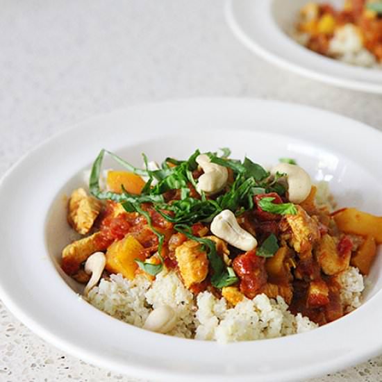 Thai Curry Cashew Chicken Casserole - Recipe photo by A Home for Food