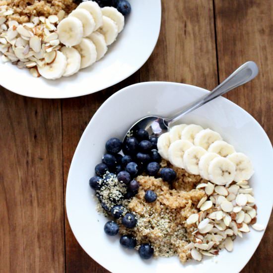 Superfood Quinoa Breakfast Bowl - Recipe photo by the wheatless kitchen