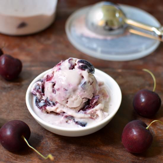 Very Cherry Gelato - Recipe photo by ButterYum
