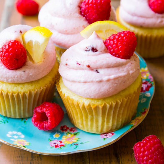Raspberry Lemon Cupcakes - Recipe photo by sallysbakingaddiction