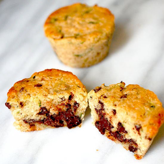 Nutella Chocolate Zucchini Muffins - Recipe photo by evabakes