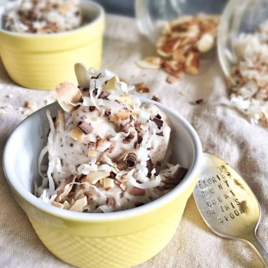 Coconut Dark Choc Banana Ice Cream - Recipe photo by Kayla Tyburski