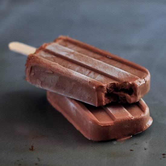 Coconut Milk Fudgesicles - Recipe photo by The Creekside Cook