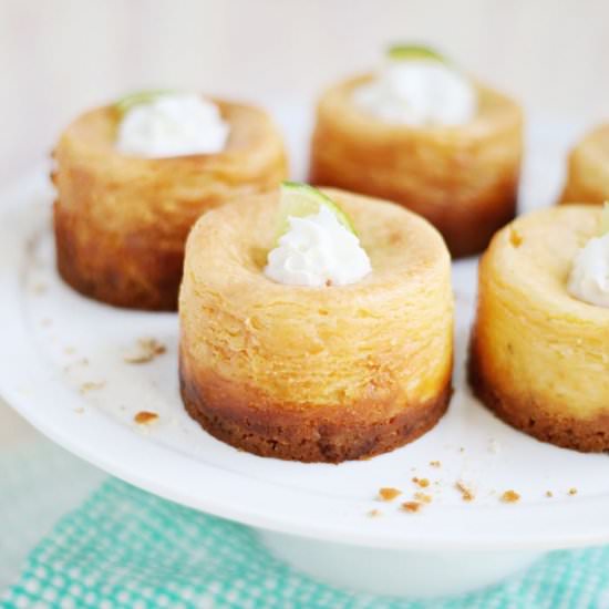 Lime-Scented Cheesecake - Recipe photo by abeautifulmessblog