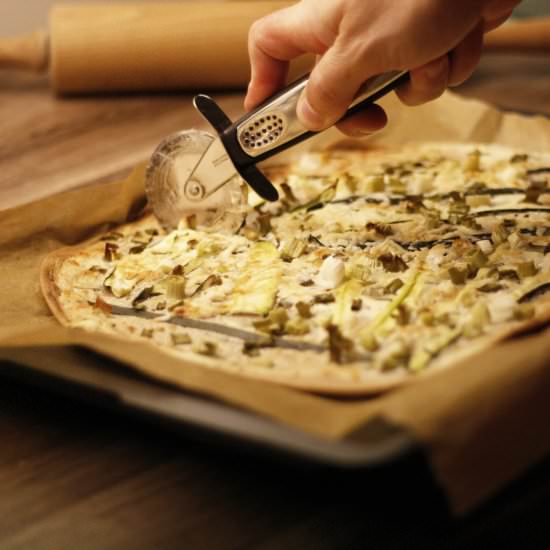 Tarte Flambée with Goat and Sheep - Recipe photo by marsmaedchen