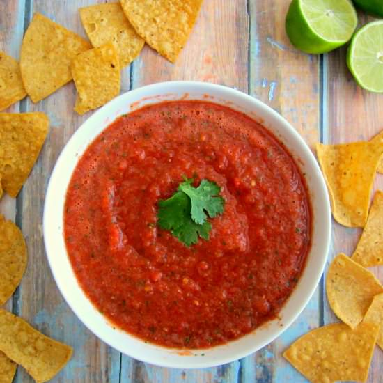 Restaurant Style Salsa - Recipe photo by pumpkinnspice