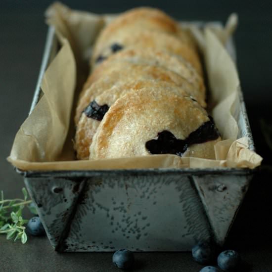 Blueberry & Lemon Thyme Hand Pies - Recipe photo by alocalchoice