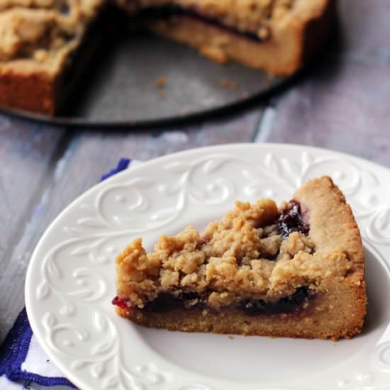 Peanut butter and jelly linzertorte - Recipe photo by eatswellwithothers