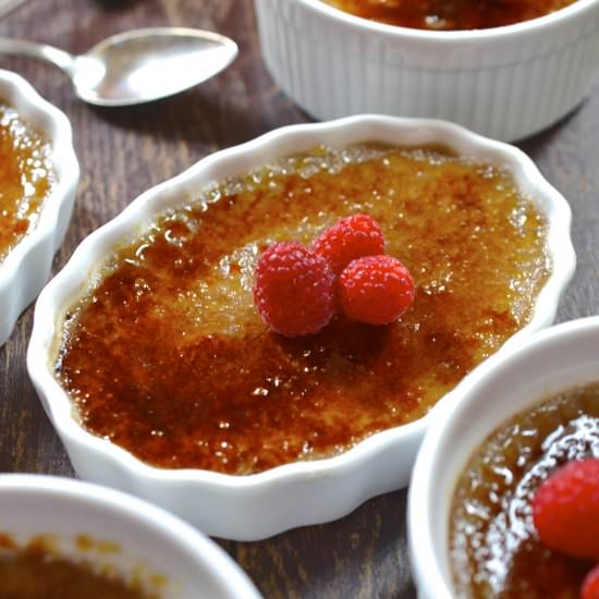 Chocolate Hazelnut Crème Brûlée - Recipe photo by Ciao Chow Bambina