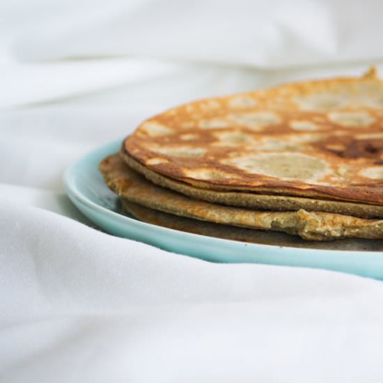 Millet & Chestnut Pancakes - Recipe photo by gugaskitchen