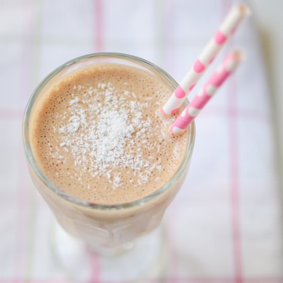 Banana & Coconut Coffee Shake - Recipe photo by Travel4Taste.com