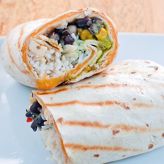 Veggie Quesarito - Recipe photo by baked in