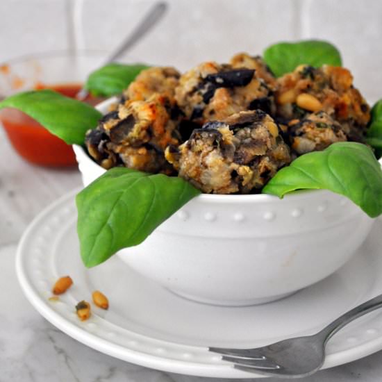Meatless-Balls with Eggplants - Recipe photo by Cooking With Manuela