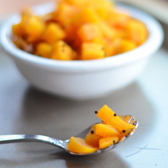Coconut Mustard Seed Beets - Recipe photo by thehathicooks