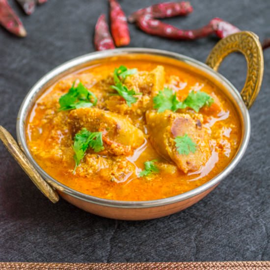 Punjabi Gatta Curry - Recipe photo by WhenIAte