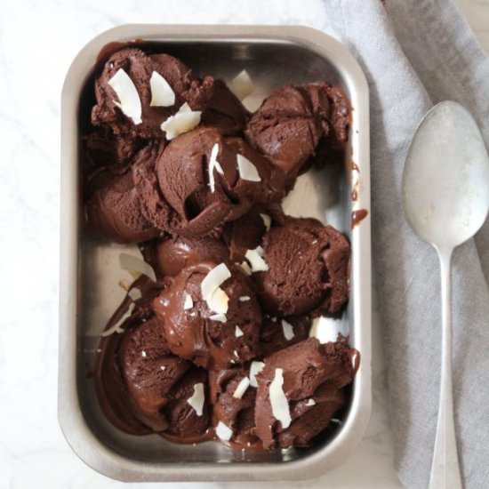 Chocolate Sorbet - Recipe photo by MPB