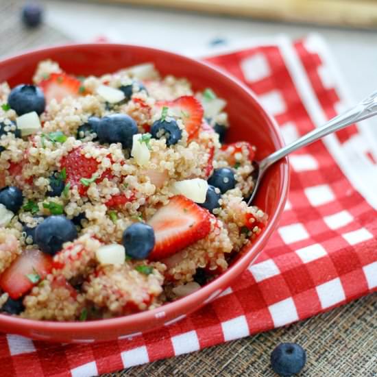 Quinoa Fruit Salad - Recipe photo by thecravegallery