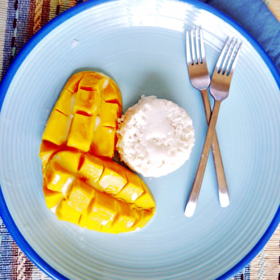 Thai Mango Sticky Rice - Recipe photo by Thai-Foodie