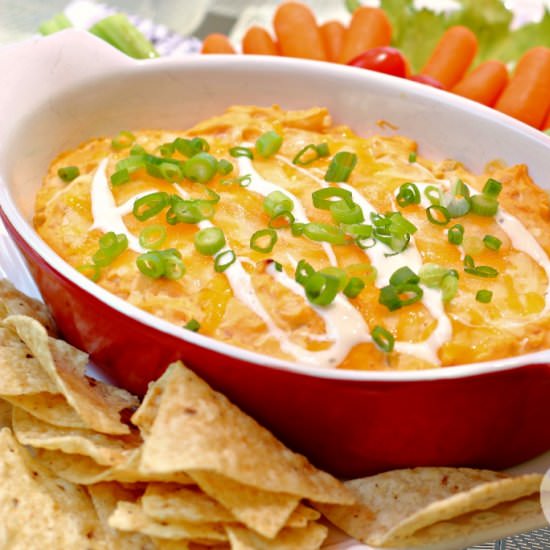 Creamy Ranch Buffalo Chicken Dip - Recipe photo by ReneesKitchenAdventures