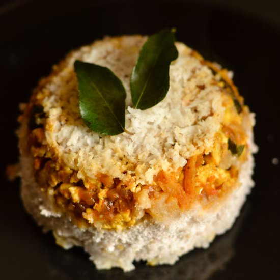 Mutta Puttu - Recipe photo by Kurryleaves