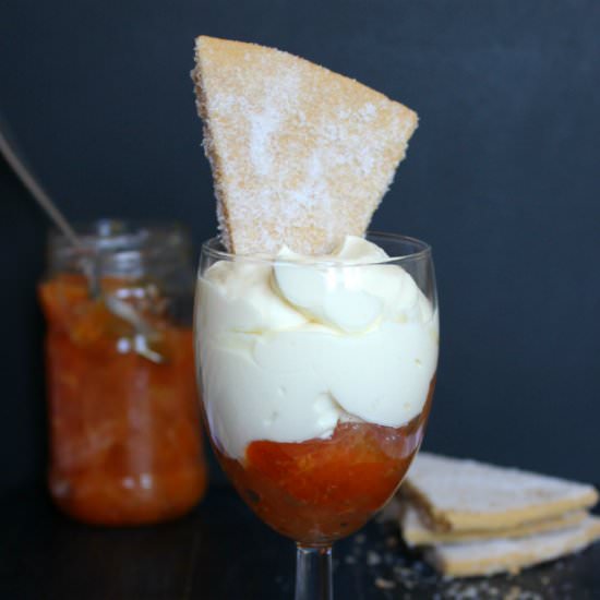 Citrus Syllabub with Shortbread - Recipe photo by The Candid Kitchen