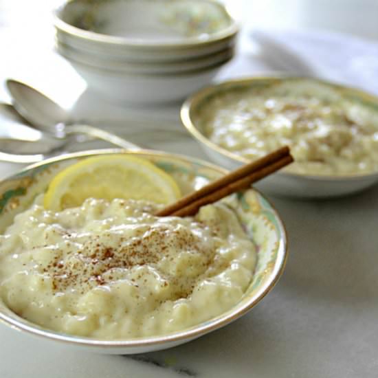 Portuguese Rice Pudding - Recipe photo by Kitchengetaway