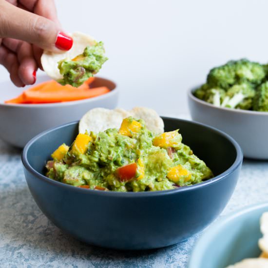 Mango Guacamole - Recipe photo by jchongstudio