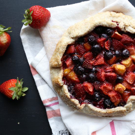 Summer Fruit Galette - Recipe photo by WholeLivingLauren