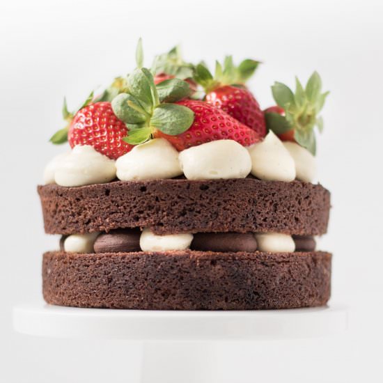 Chocolate velvet cake - Recipe photo by simmerandboyle