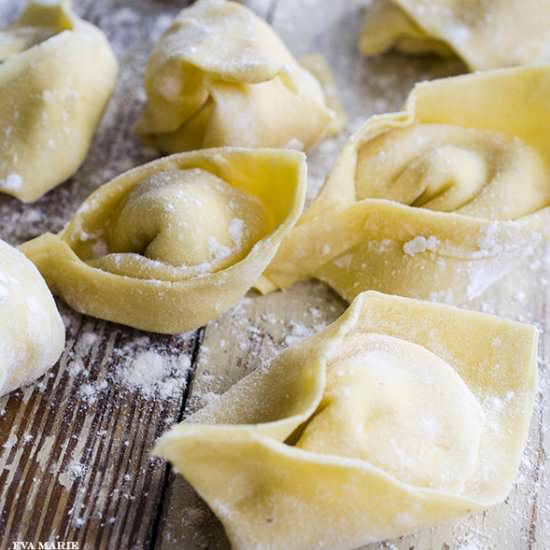 Four Cheese Tortelloni - Recipe photo by Eva Marie