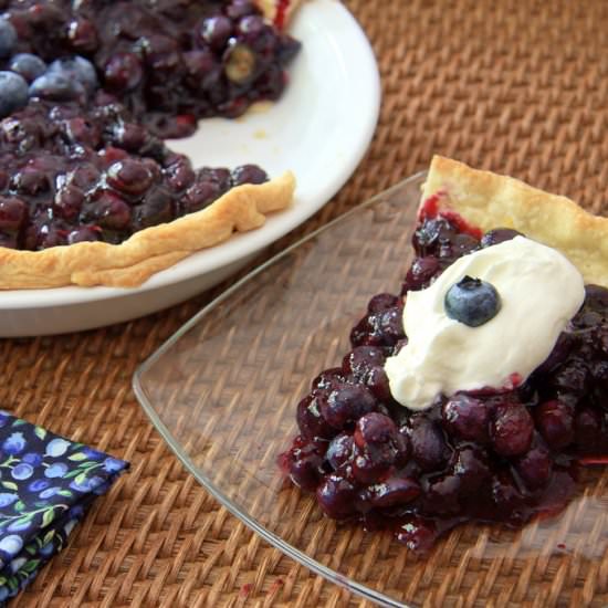 Blueberry Pie - Recipe photo by preppingparties