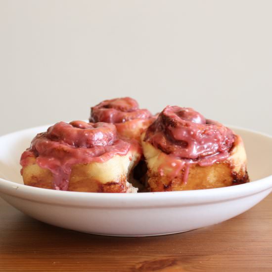 Strawberries and Cream Rolls - Recipe photo by heartofhomemade