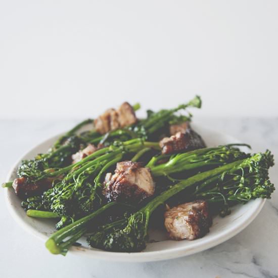 Pork Belly & Broccoli - Recipe photo by thekitchykitchen