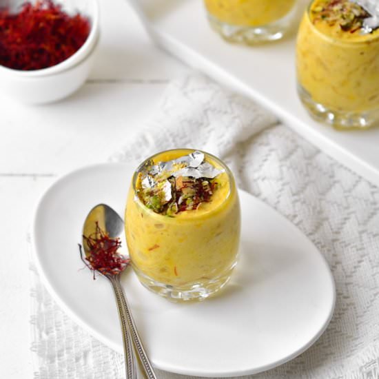 Kesar Peach Rabdi - Recipe photo by cubesnjuliennes