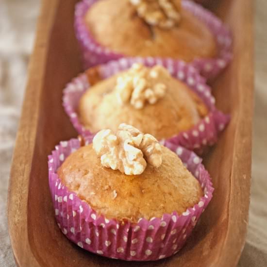 Banana Walnut Muffin - Recipe photo by FoodStyleCoach