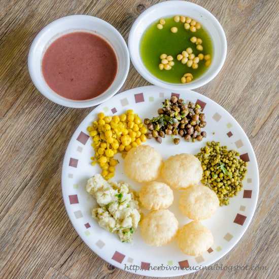 Pani Puri - Recipe photo by Herbivore Cucina