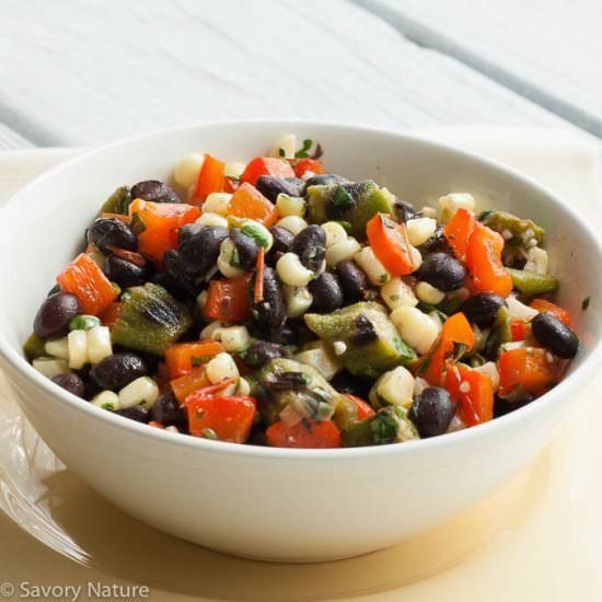 Grilled Summer Salad - Recipe photo by SavoryNature