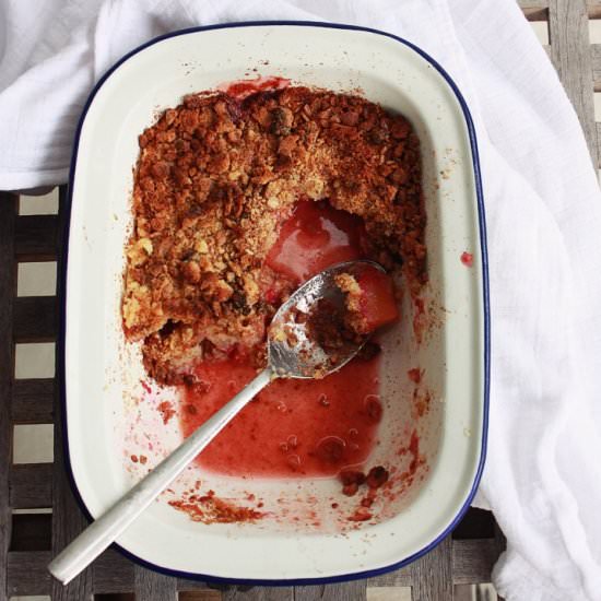 Plum Crumble - Recipe photo by rekhavengalil