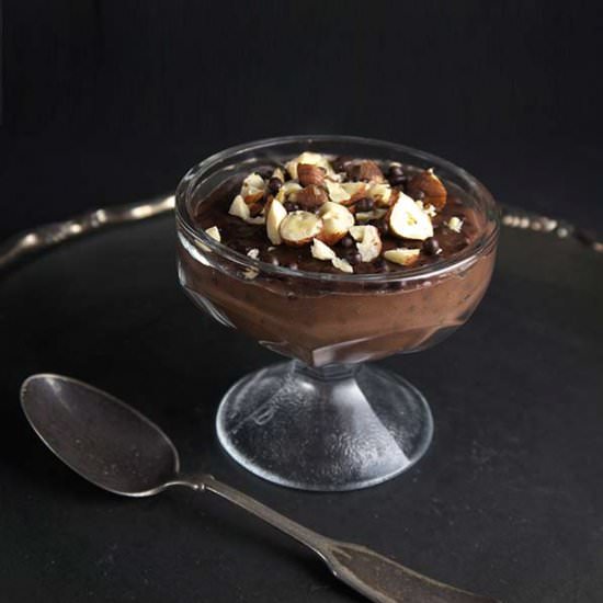 Chocolate Hazelnut Tapioca Pudding - Recipe photo by Audrey @ Unconventional Baker