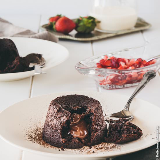 Flourless chocolate fondants - Recipe photo by deliciouseveryday