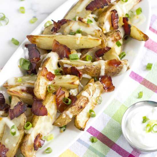 Chinese Inspired Baked Potato Wedge - Recipe photo by SaucySpatula